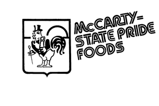 MCCARTY= STATE PRIDE FOODS logo