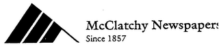 MCCLATCHY NEWSPAPERS SINCE 1857 logo