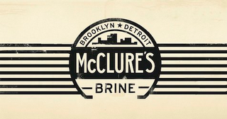 MCCLURE'S BRINE BROOKLYN DETROIT logo