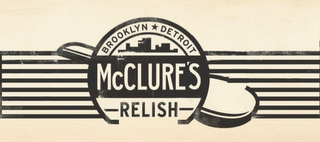 MCCLURE'S RELISH BROOKLYN DETROIT logo