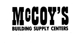 MCCOY'S BUILDING SUPPLY CENTERS logo