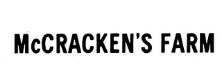 MCCRACKEN'S FARM logo