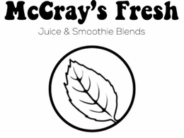 MCCRAY'S FRESH JUICE & SMOOTHIE BLENDS logo