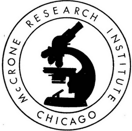 MCCRONE RESEARCH INSTITUTE CHICAGO logo