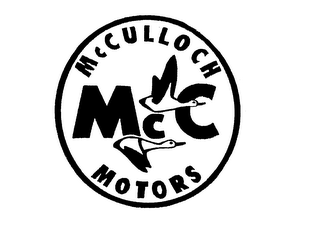 MCCULLOCH MOTORS MCC logo