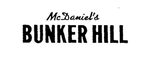 MCDANIEL'S BUNKER HILL logo