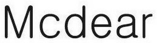 MCDEAR logo