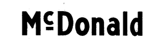 MCDONALD logo