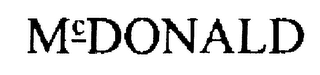 MCDONALD logo
