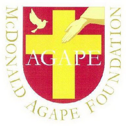 MCDONALD AGAPE FOUNDATION AGAPE logo