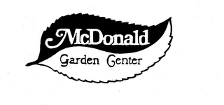 MCDONALD GARDEN CENTER logo