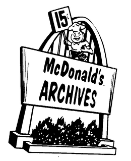 MCDONALD'S ARCHIVES logo