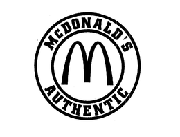 MCDONALD'S AUTHENTIC logo