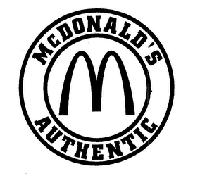 MCDONALD'S AUTHENTIC logo