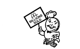 MCDONALD'S BILLIONS SOLD logo