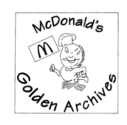 MCDONALD'S GOLDEN ARCHIVES M logo