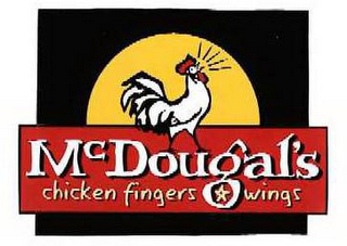 MCDOUGAL'S CHICKEN FINGERS * WINGS logo