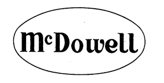 MCDOWELL logo