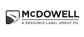 MCDOWELL A RESOURCE LABEL GROUP CO. logo