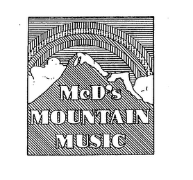 MCD'S MOUNTAIN MUSIC logo