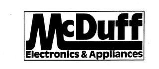 MCDUFF ELECTRONICS & APPLIANCES
