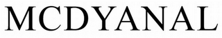 MCDYANAL logo