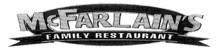 MCFARLAIN'S FAMILY RESTAURANT logo