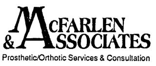 MCFARLEN & ASSOCIATES PROSTHETIC/ORTHOTIC SERVICES & CONSULTATION logo