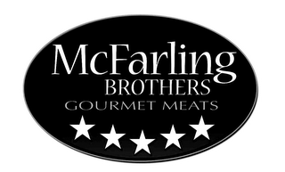 MCFARLING BROTHERS GOURMET MEATS logo
