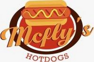 MCFLYS HOT DOGS logo