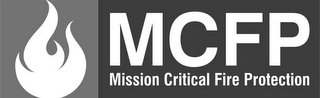 MCFP MISSION CRITICAL FIRE PROTECTION logo