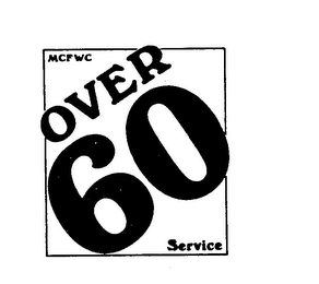 MCFWC OVER 60 SERVICE logo