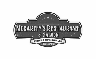 MCGARITY'S RESTAURANT & SALOON EUREKA SPRINGS, AR IRISH PUB logo