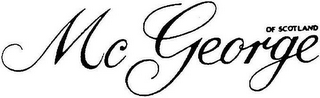 MCGEORGE OF SCOTLAND logo