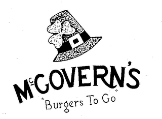 MCGOVERN'S "BURGERS TO GO" logo