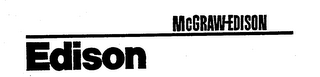 MCGRAW EDISON EDISON logo