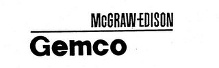 MCGRAW-EDISON GEMCO logo