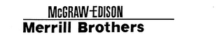 MCGRAW-EDISON MERRILL BROTHERS logo