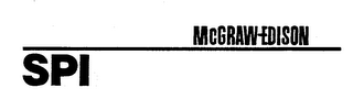 MCGRAW-EDISON SPI logo