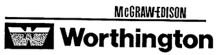 MCGRAW-EDISON W WORTHINGTON logo