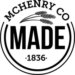 MCHENRY CO MADE 1836 logo