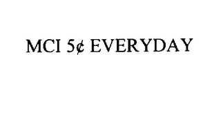 MCI 5 EVERYDAY logo