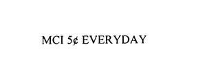 MCI 5 EVERYDAY logo