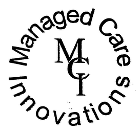 MCI MANAGED CARE INNOVATIONS logo