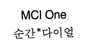MCI ONE logo