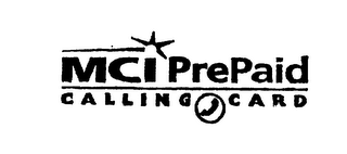 MCI PREPAID CALLING CARD logo