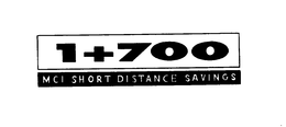 MCI SHORT DISTANCE SAVINGS 1+700 logo