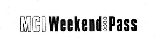 MCI WEEKEND PASS logo