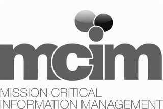 MCIM MISSION CRITICAL INFORMATION MANAGEMENT logo