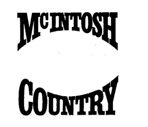 MCINTOSH COUNTRY logo